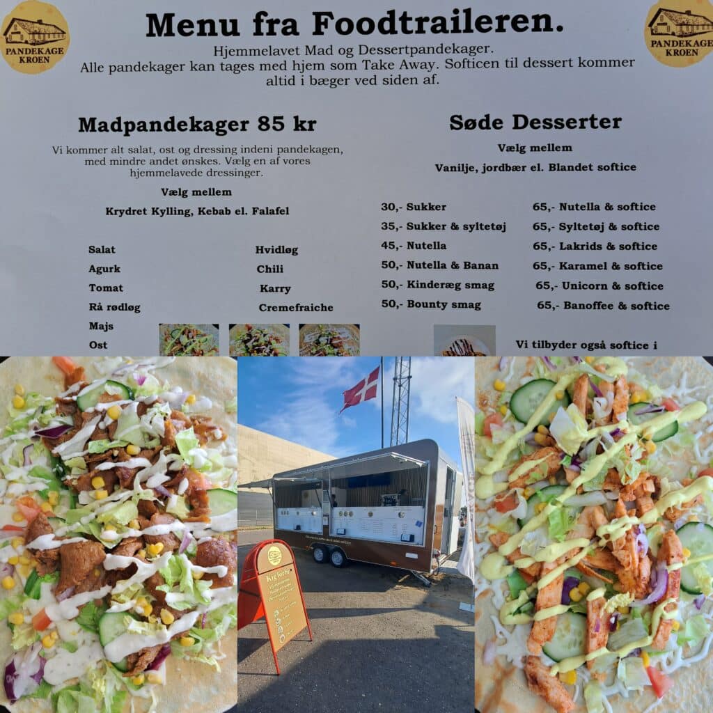 Pandekagekroens foodtruck til fest og firmaarrangement