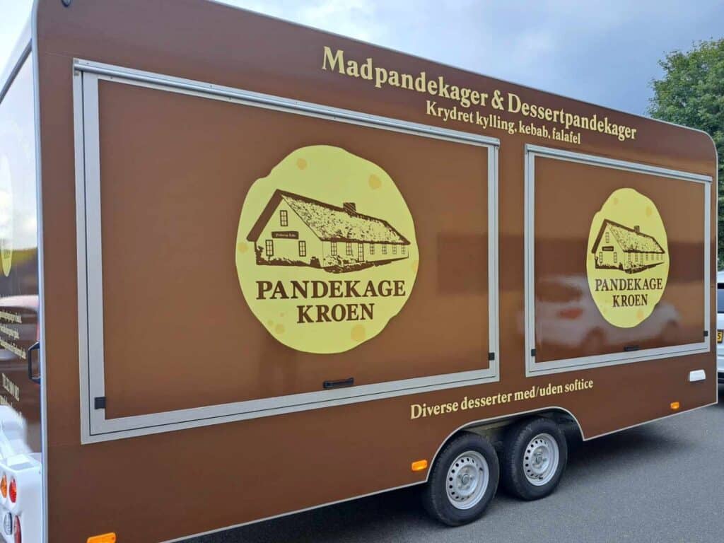 Pandekagekroens foodtruck til fest og firmaarrangement