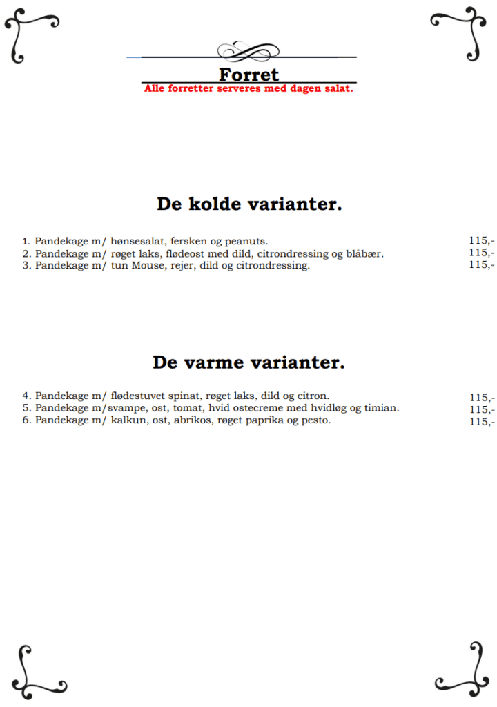 Take away pandekager fra Pandekagekroen i Viborg