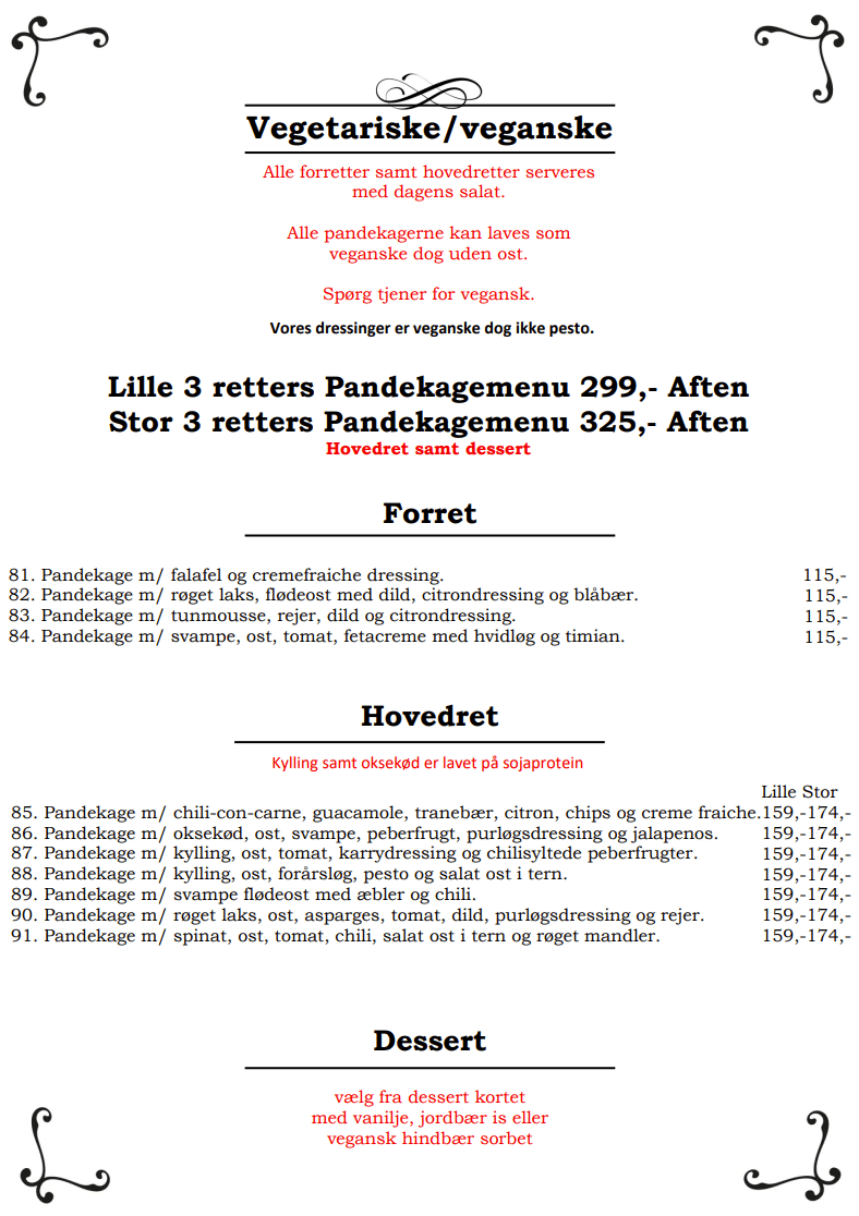 Take away pandekager fra Pandekagekroen i Viborg